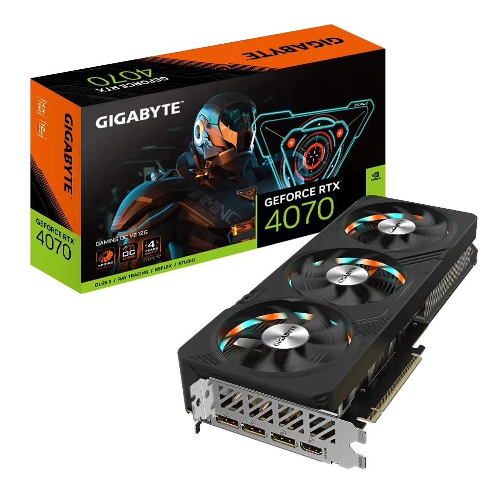 GIGABYTE GeForce RTX 4070 Gaming OC V2 12GB NVIDIA Graphic Card
