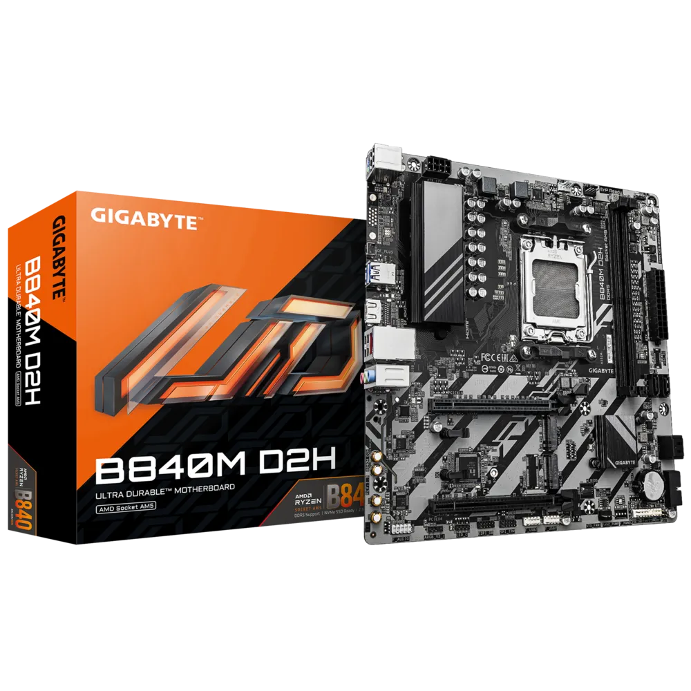 GIGABYTE B840M D2H AMD Motherboard