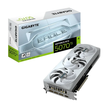 GIGABYTE GEFORCE RTX 5070 TI EAGLE OC ICE 16G GRAPHICS CARD