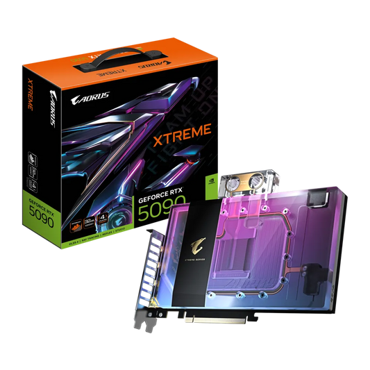 GIGABYTE Aorus GeForce RTX 5090 Xtreme Waterforce WB 32GB Nvidia Graphic Card