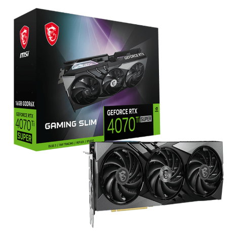 MSI GeForce RTX 4070 Ti Super Gaming Slim 16GB Nvidia Graphic Card