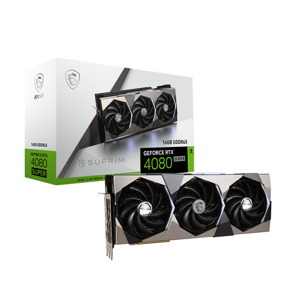 MSI GeForce RTX 4080 Super Suprim 16GB Nvidia Graphic Card