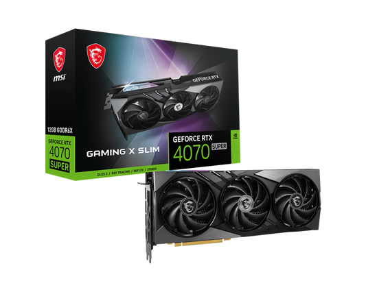 MSI GeForce RTX 4070 Super Gaming X Slim 12GB Nvidia Graphic Card