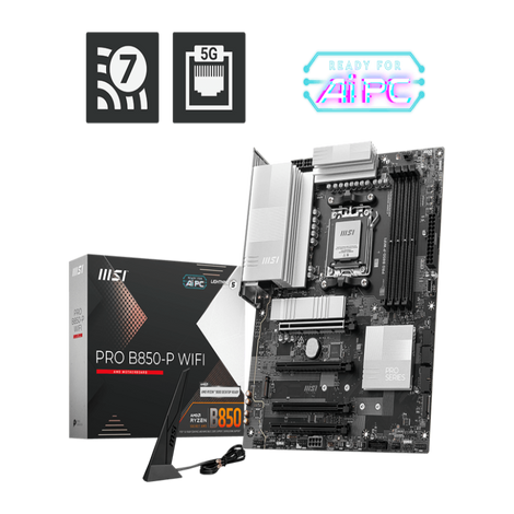 MSI Pro B850-P Wifi DDR5 AMD Motherboard