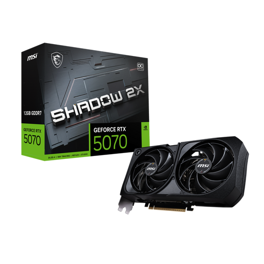 MSI GeForce RTX 5070 Shadow 2X OC 12GB Nvidia Graphic Card