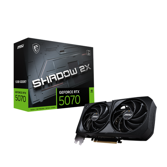 MSI GeForce RTX 5070 Shadow 2X 12GB Nvidia Graphic Card