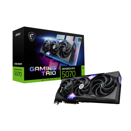 MSI GeForce RTX 5070 Gaming Trio 12GB Nvidia Graphic Card