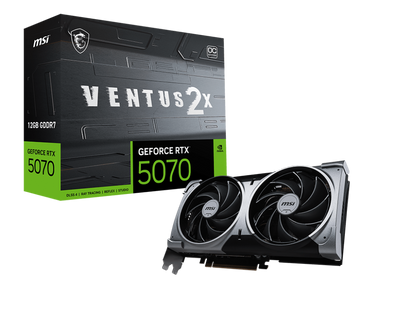 MSI RTX 5070 VENTUS 2X OC 12GB GDDR7 GRAPHICS CARD