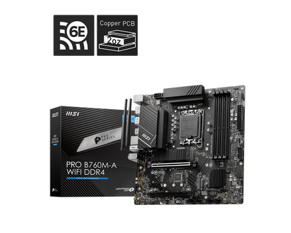 MSI B760M-A PRO WIFI DDR4 INTEL LGA1700 MOTHERBOARD