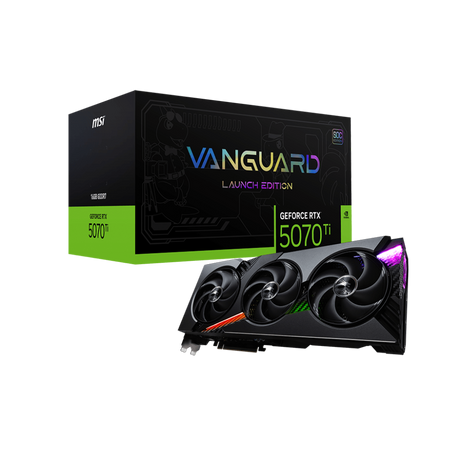 MSI GeForce RTX 5070 Ti Vanguard SOC Launch Edition 16GB Nvidia Graphic Card