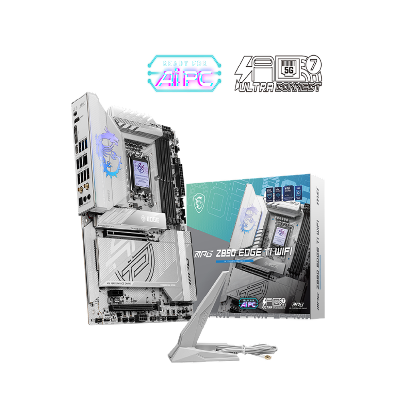 MSI MPG Z890 Edge Ti Wifi DDR5 Intel Motherboard ( White )