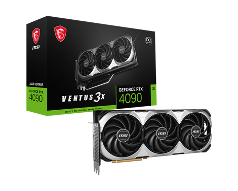 MSI GeForce RTX 4090 Ventus 3X E OC 24GB 24GB Nvidia Graphic Card