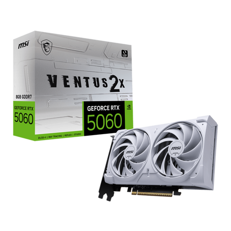 MSI GeForce RTX 5060 Ventus 2X White 8GB Nvidia Graphic Card