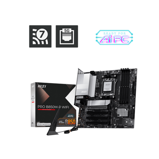 MSI Pro B850M-P Wifi DDR5 AMD Motherboard
