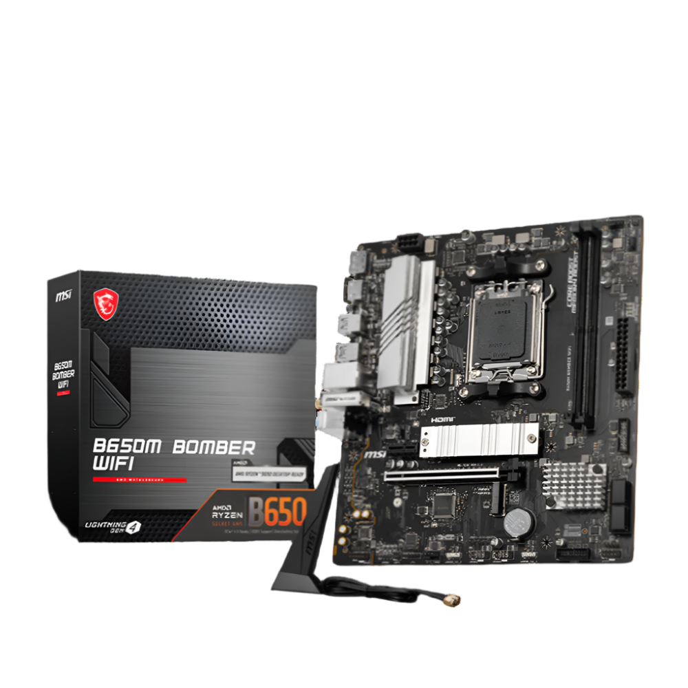 MSI B650M Bomber Wifi ATX DDR5 AMD Motherboard