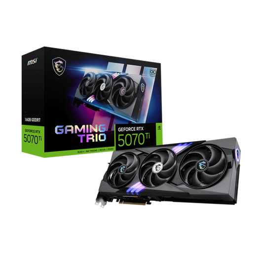 MSI GeForce RTX 5070 Ti Gaming Trio OC Plus 16GB Nvidia Graphic Card