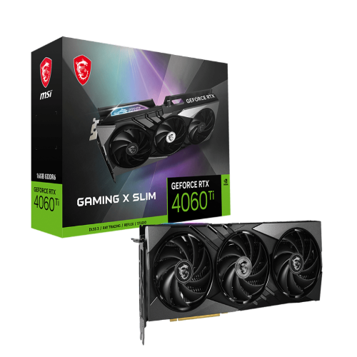 MSI GeForce RTX 4060 Ti Gaming X Slim 16GB Nvidia Graphics Card