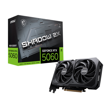 MSI GeForce RTX 5060 Shadow 2X 8GB Nvidia Graphic Card