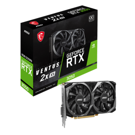 MSI GeForce RTX 3050 Ventus 2X XS OC 8GB Nvidia Graphic Card