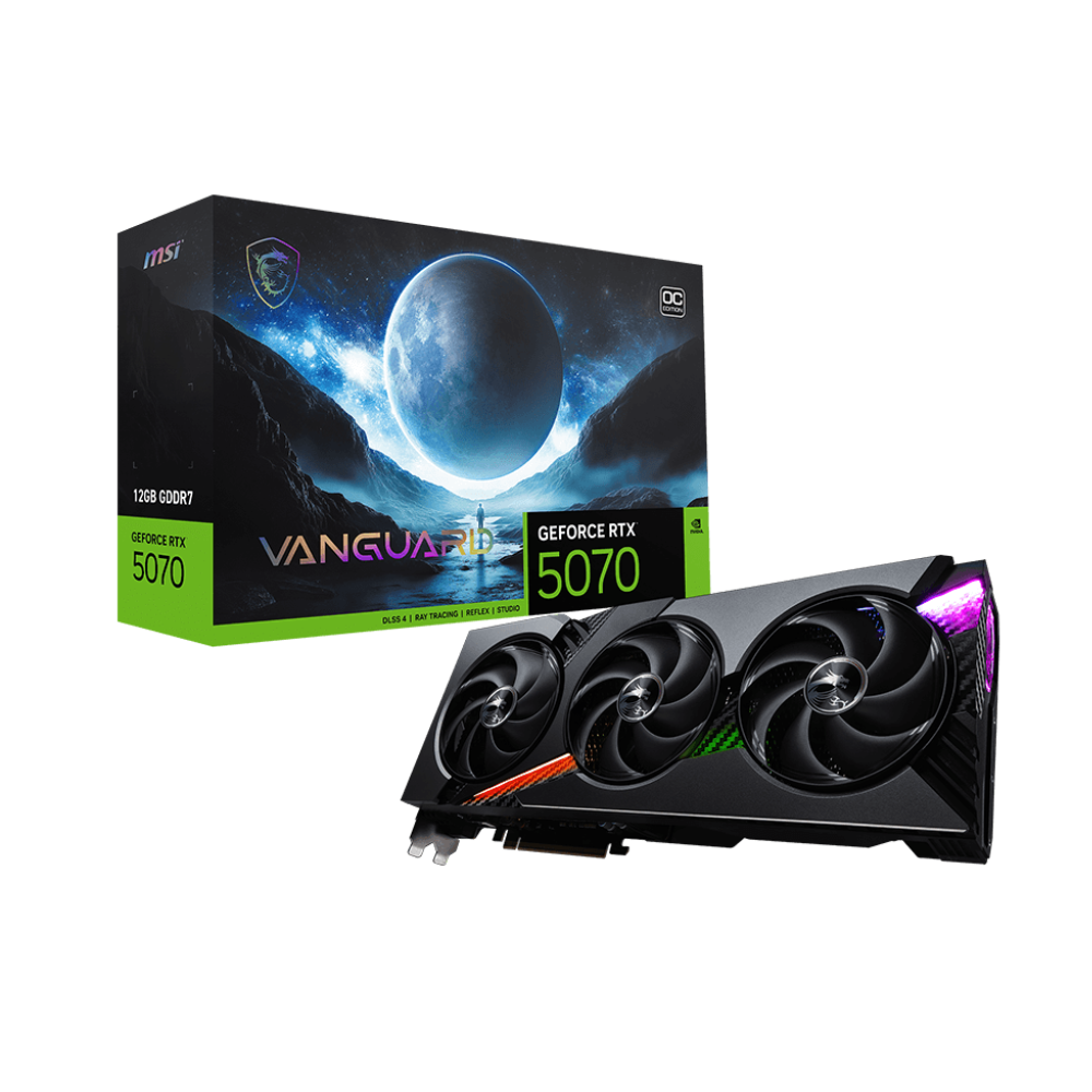 MSI GeForce RTX 5070 Vanguard OC 12GB Nvidia Graphic Card