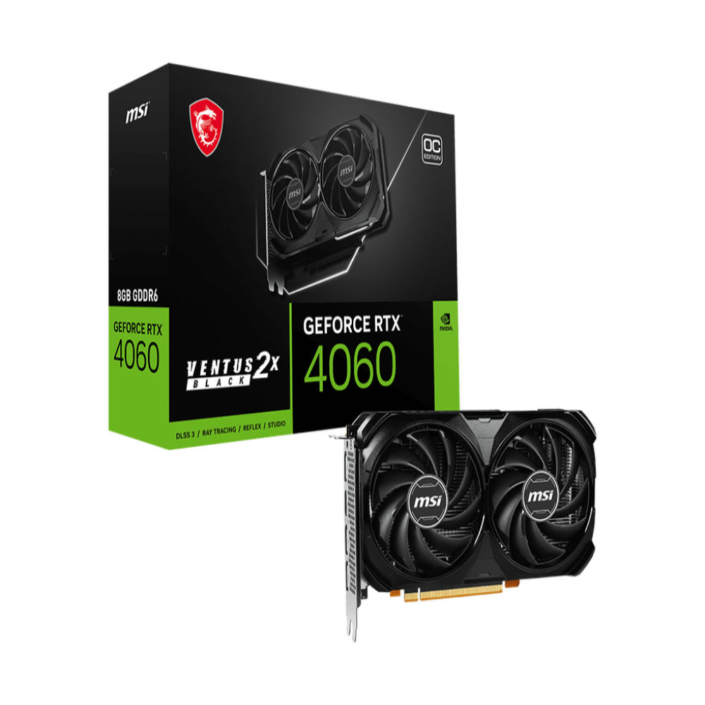 MSI GeForce RTX 4060 Ventus 2X OC 8GB Nvidia Graphic Card