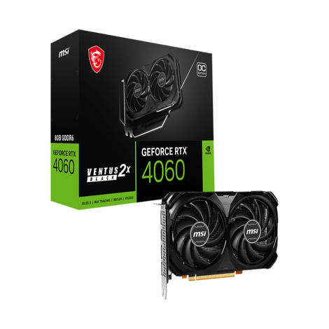 MSI GeForce RTX 4060 Ventus 2X OC 8GB Nvidia Graphic Card