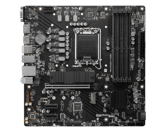 MSI B760M-P PRO DDR4 INTEL LGA1700 MOTHERBOARD