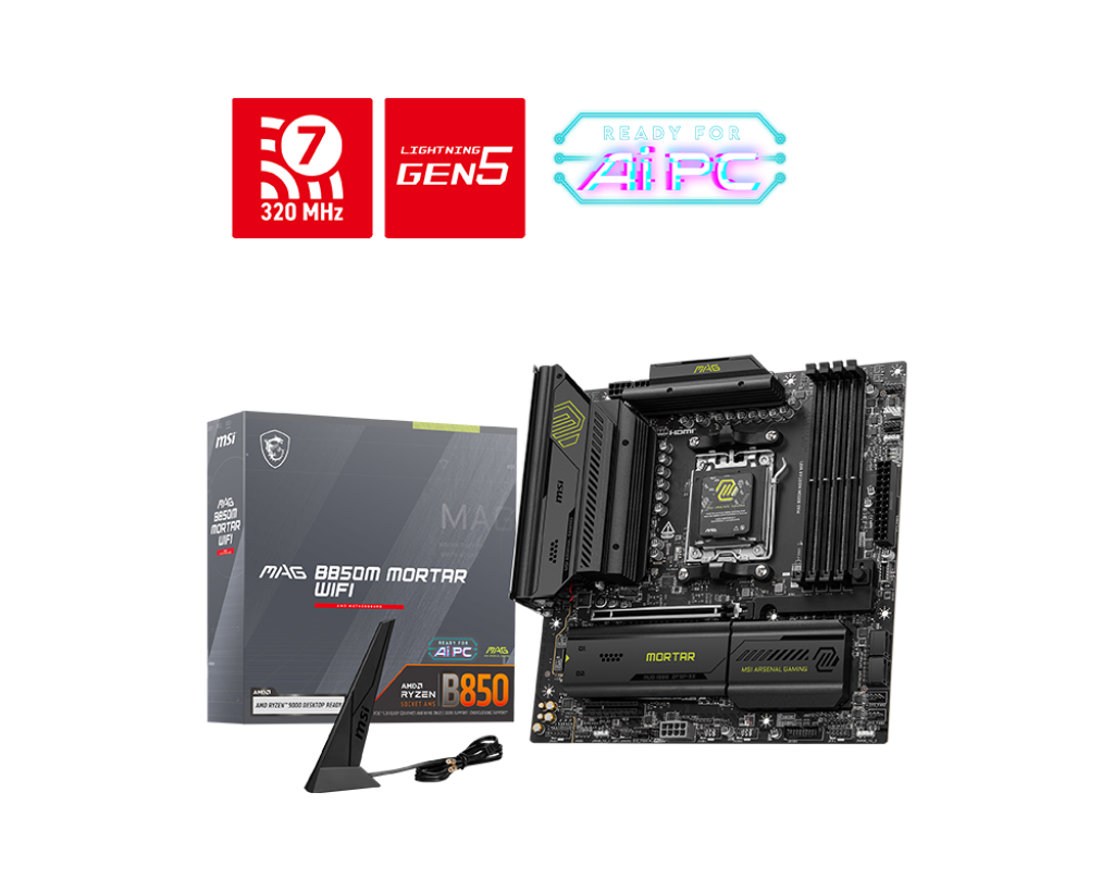 MSI MAG B850M MORTAR WIFI Motherboards