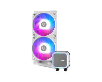 MSI MAG CORELIQUID A13 240 AIO CPU LIQUID COOLER - WHITE