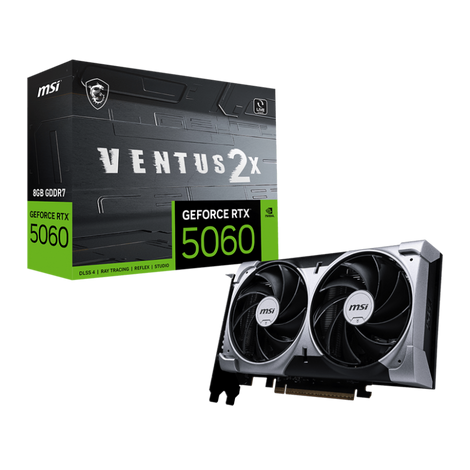 MSI GeForce RTX 5060 Ventus 2X 8GB Nvidia Graphic Card