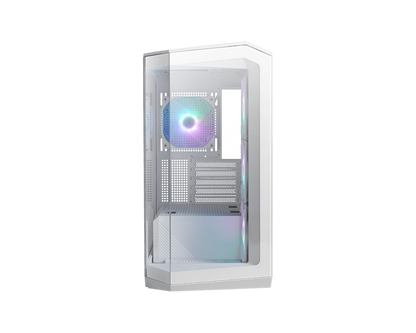 MSI MAG PANO M100R PZ ARGB M-ATX MID TOWER CABINET WHITE