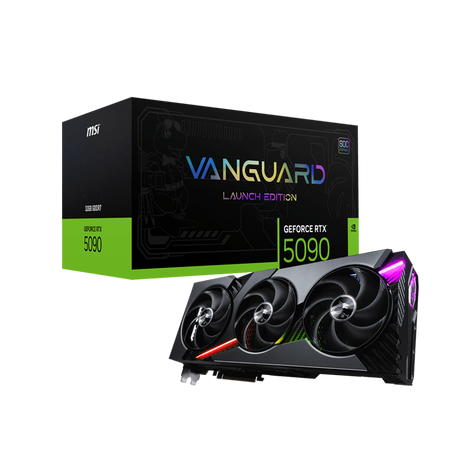 MSI GeForce RTX 5090 Vanguard SOC Launch Edition 32GB Nvidia Graphic Card