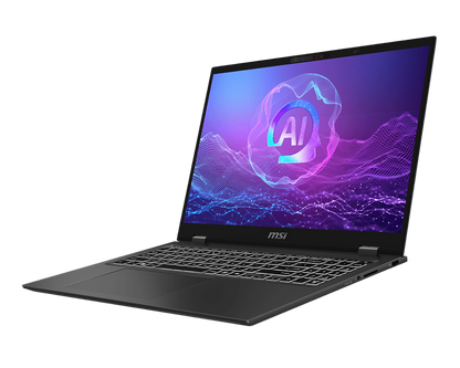 MSI PRESTIGE 16 AI+EVO B2VMG-060IN INTEL CORE ULTRA 7 258V EMBEDDED 32GB LPDDR5X/1TB NVME PCIE SSD / INTEL ARC GRAPHICS/WINDOWS11 HOME/OFFICE HOME2 YEAR WARRANTY TERM