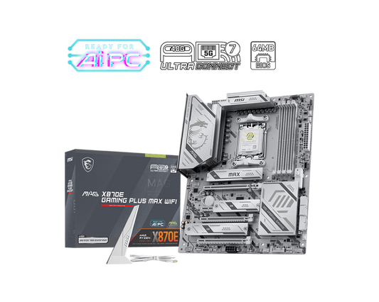 MSI MAG X870E GAMING PLUS MAX WIFI AM5 DDR5 Motherboard