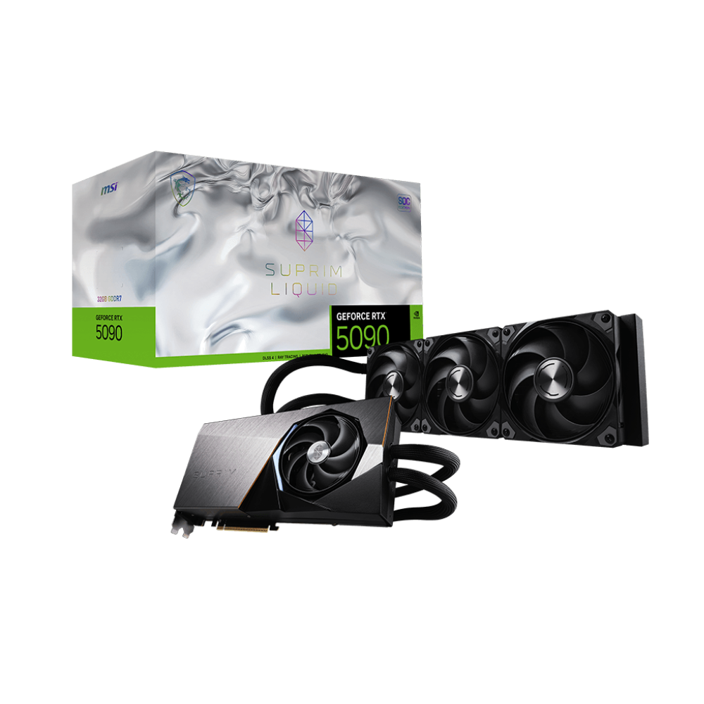 MSI GeForce RTX 5090 Suprim Liquid SOC 32GB Nvidia Graphic Card