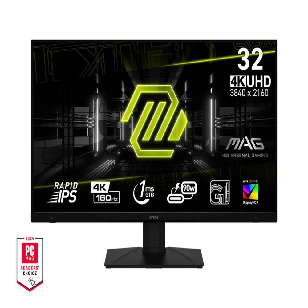 MSI MAG 322UPF 32 Inch UHD 160Hz IPS Panel 125.7%SRGB 1MS AMD FreeSync Gaming Monitor