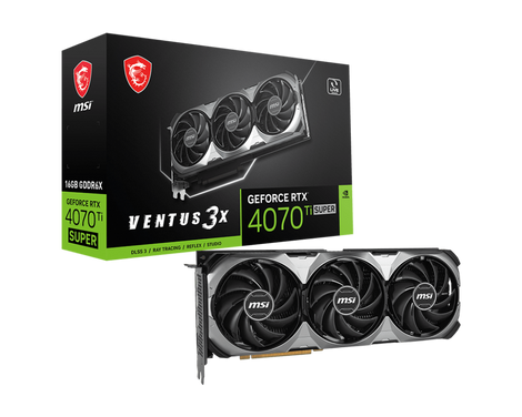 MSI GeForce RTX 4070 Ti Super Ventus 3X 16GB Nvidia Graphic Card