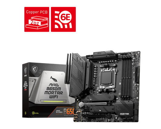 MSI MAG B650M MORTAR WIFI DDR5 MOTHERBOARD