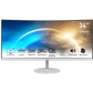 MSI PRO MP341CQW 34- INCH 2K UWQHD MONITOR WHITE