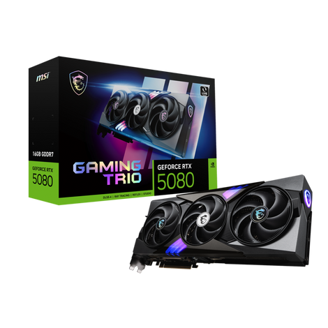 MSI GeForce RTX 5080 Gaming Trio 16GB NVIDIA Graphic Card