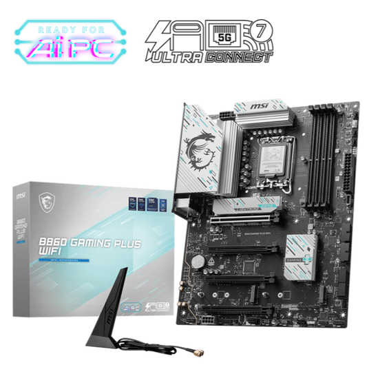 MSI B860 Gaming Plus Wifi DDR5 Intel Motherboard
