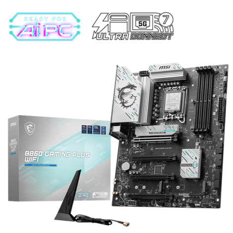 MSI B860 Gaming Plus Wifi DDR5 Intel Motherboard