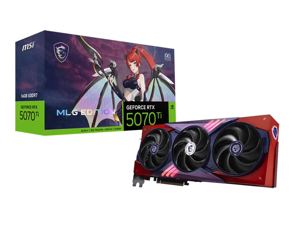 MSI GeForce RTX 5070 Ti 16G MLG EDITION OC Graphics Cards