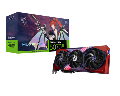 MSI GeForce RTX 5070 Ti 16G MLG EDITION OC Graphics Cards