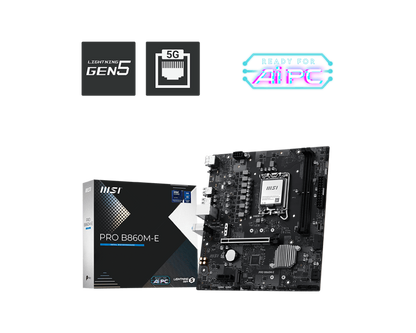 MSI PRO B860M-E INTEL LGA 1851 DDR5 Motherboard