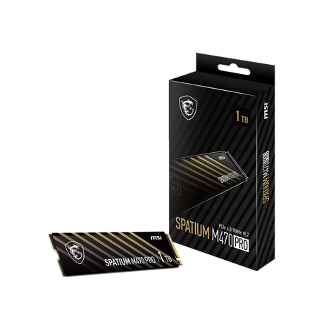 MSI Spatium Pro M470 1TB M.2 NVME Gen4 Solid State Drive ( SSD )