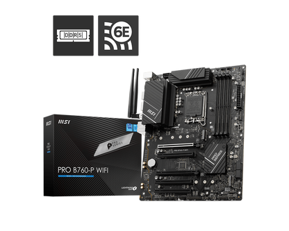 MSI B760-P PRO WIFI DDR5 INTEL LGA1700 MOTHERBOARD