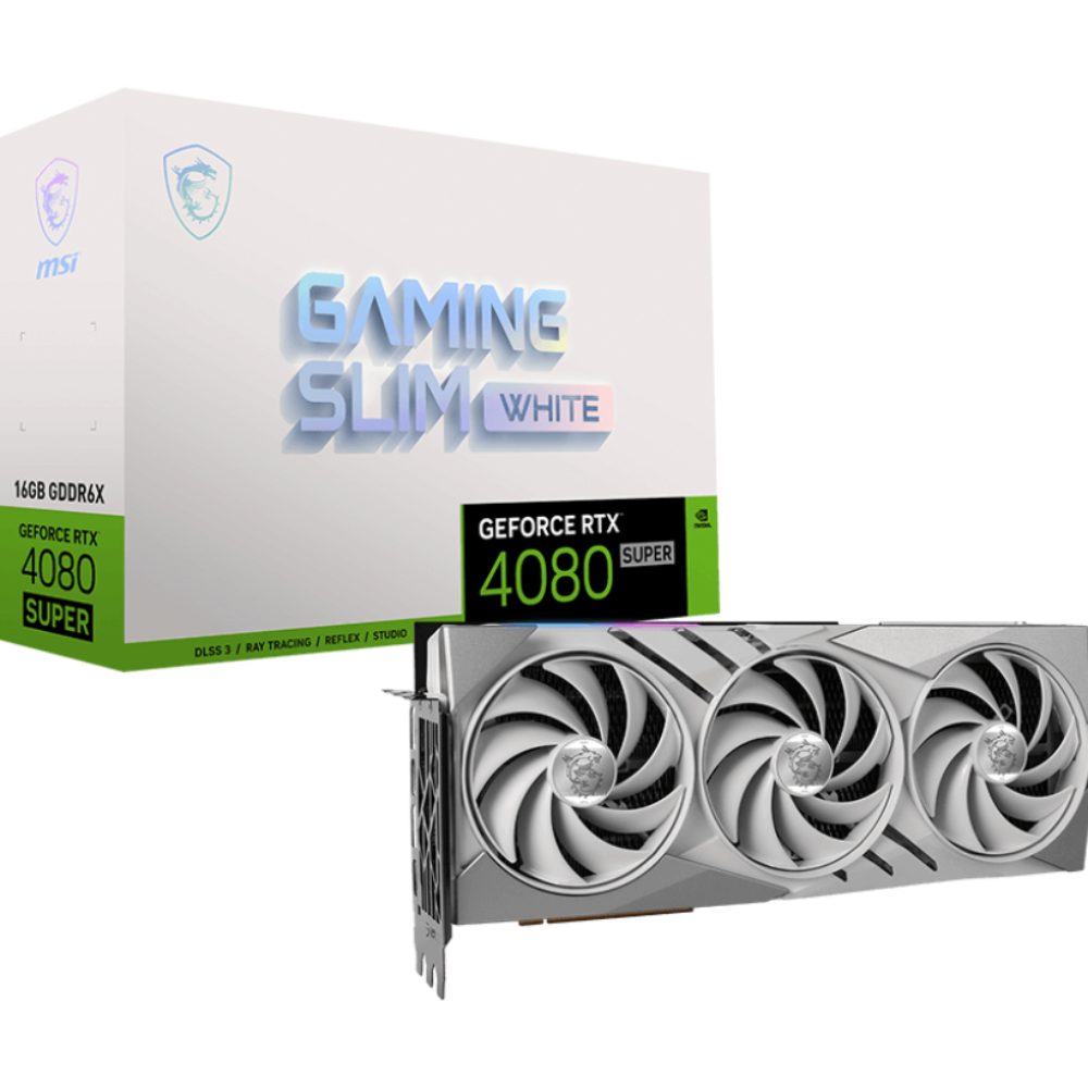 MSI GeForce RTX 4080 Super Gaming Slim White 16GB Nvidia Graphic Card