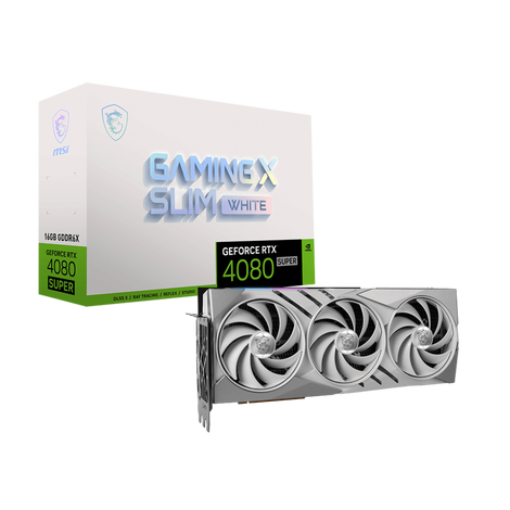 MSI GeForce RTX 4080 Super Gaming X Slim White 16GB Nvidia Graphic Card