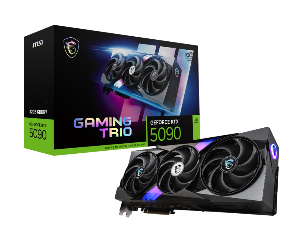 MSI RTX 5090 GAMING TRIO OC 32GB GDDR7 GRAPHICS CARD